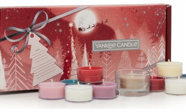 Yankee Candle dovanų rinkinys 10 arbatinių žvakučių ir mini žvakidė